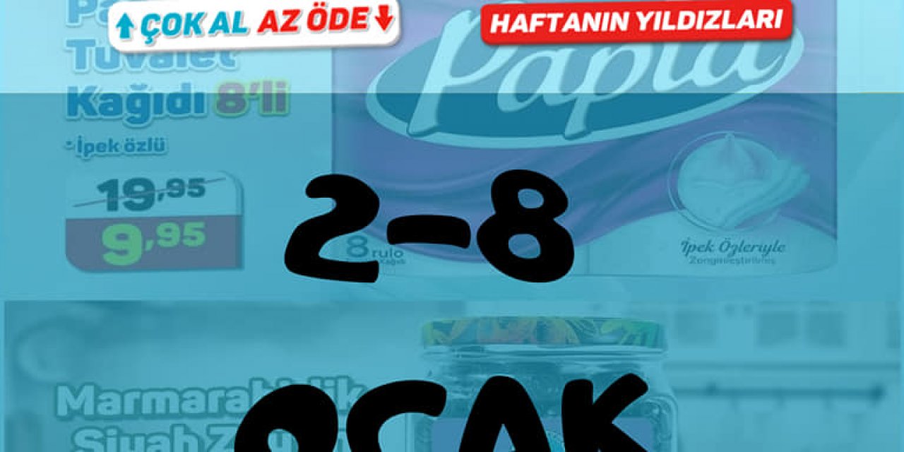 2-8 Ocak A101 indirim katalogları
