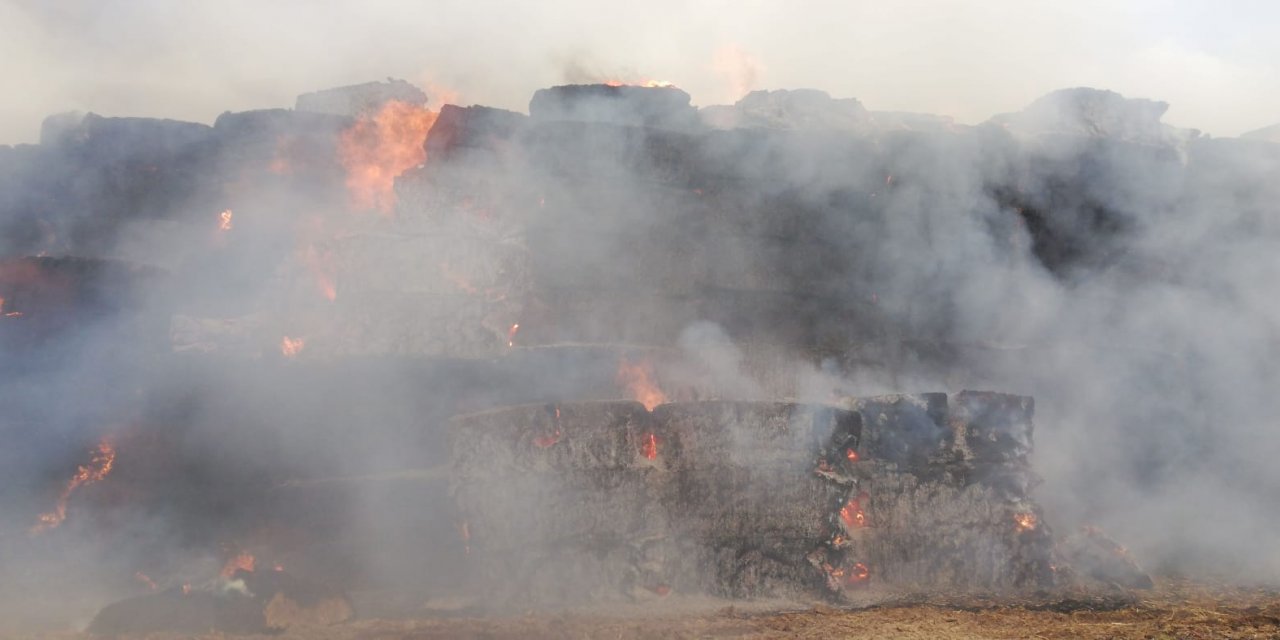 Kahramanmaraş’ta çiftlik yangını