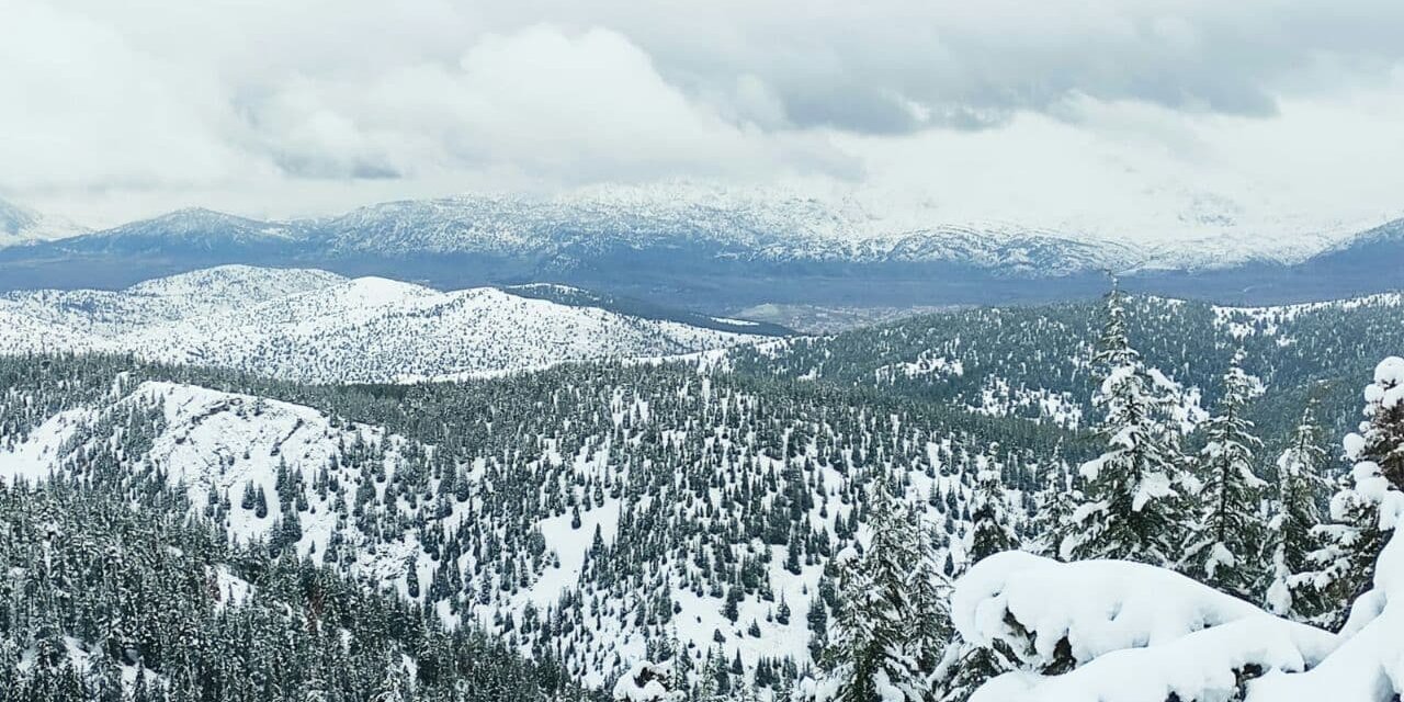 Göksun’da kar kalınlığı 1 metreyi aştı