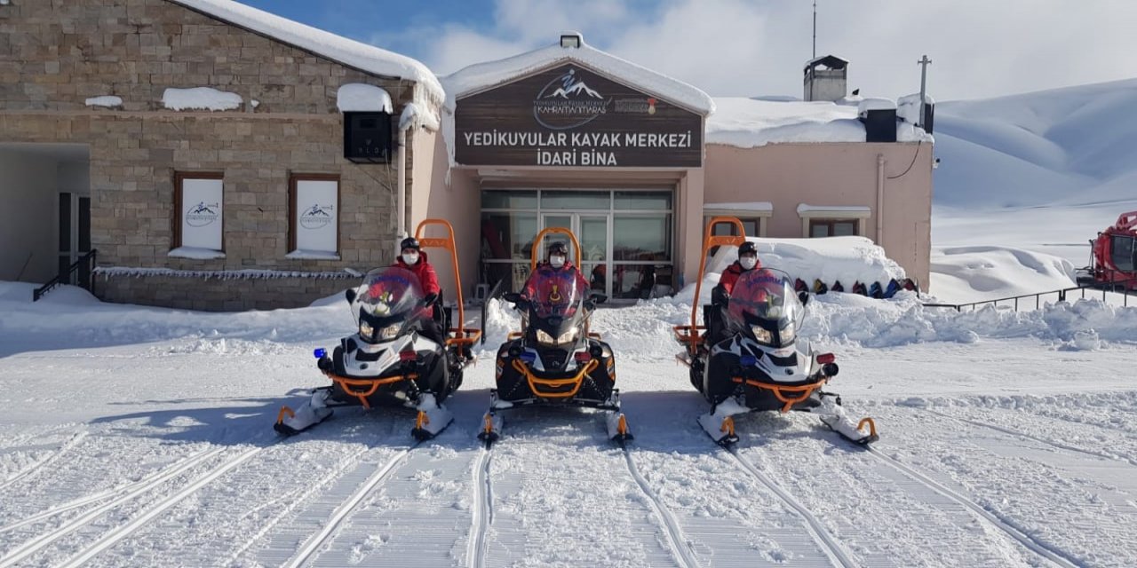 Kar eğlencesi ‘JAK’ timleri sayesinde daha güvenli