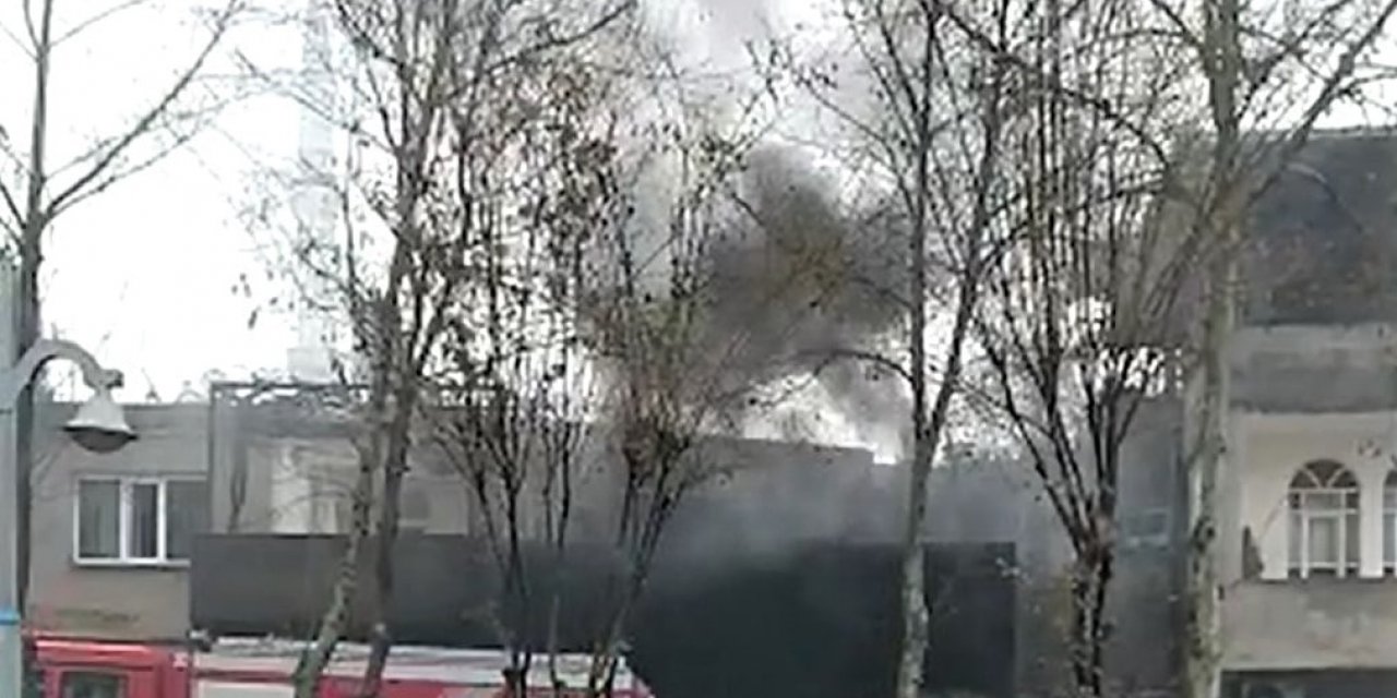 Kahramanmaraş’ta işyeri yangını