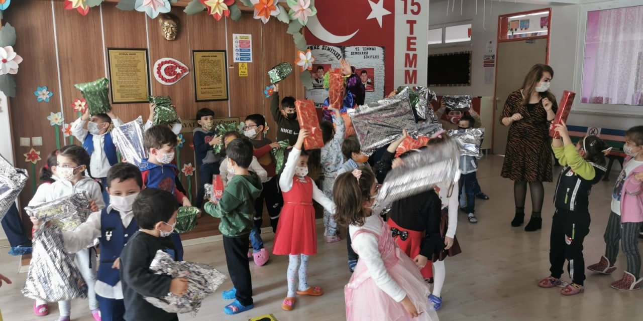 Anaokulu öğrencilerine sürpriz