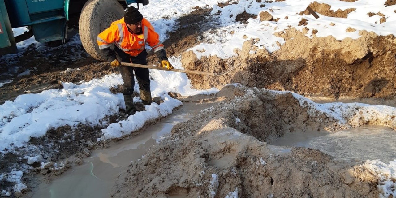 Dondurucu havada su mesaisi