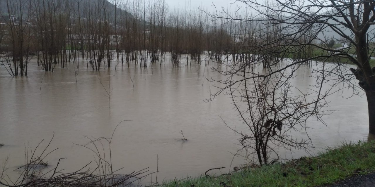 Sel sularının etkili olduğu bölgede 5 ev tahliye edildi