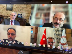 Rektör Can, YÖK Başkanı İle Video Konferansla Toplantı Gerçekleştirdi