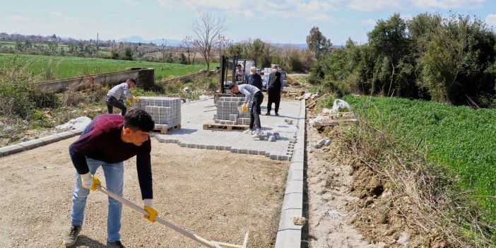 Andırın’a 6 bin metrekare parke yol yapımına başlandı
