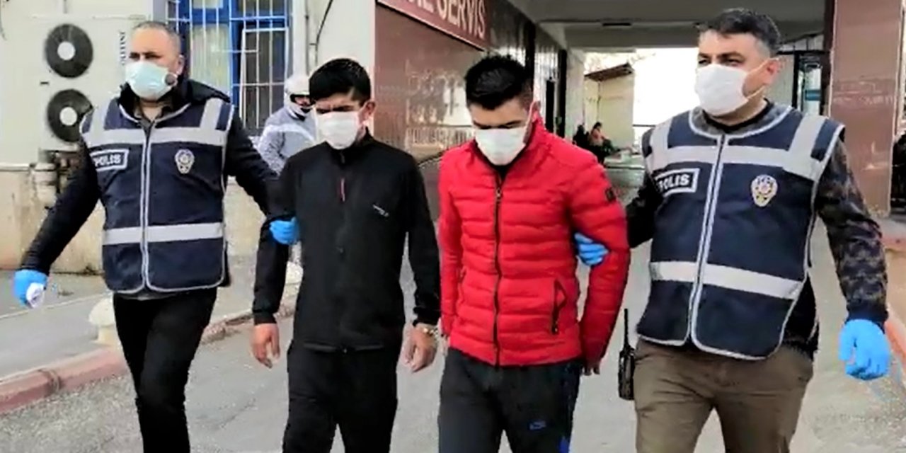 Öğrenci yurdunun musluklarını çalan 2 kişi tutuklandı