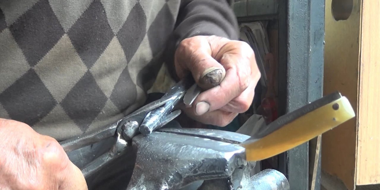 Kahramanmaraş’ta 7 kuşaktır bıçak üretiyorlar