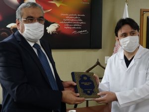 Kahramanmaraş İl Müftüsü Sürgeç'ten moral ziyareti